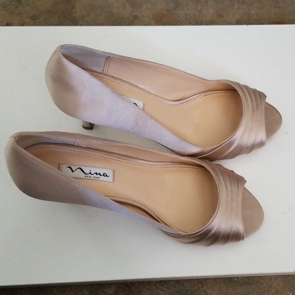 champagne color  short heels